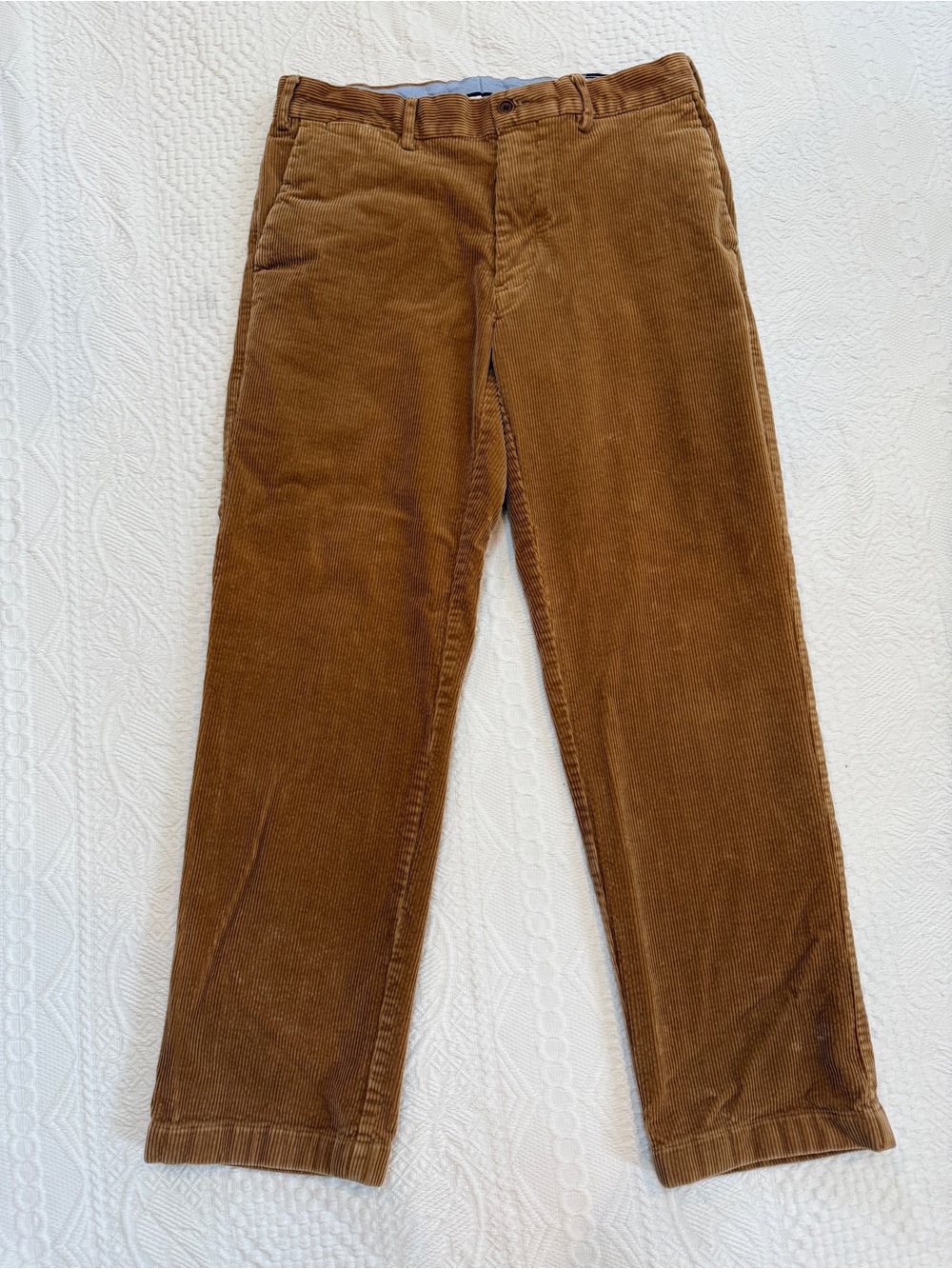 Polo Ralph Lauren Brown Tan Corduroy Pants Men’s Classic Fit 32 30